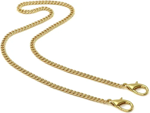 Miniatura 21 de Yichain Mini Nice - Correa de cadena de repuesto para bolso cruzado, correa de hombro, accesorios (oro amarillo, 48 pulgadas)
