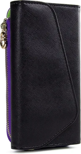 Miniatura 7 de Kroo Cartera de mano con correa de muñeca y correa cruzada para smartphones o phablets de hasta 57 pulgadas funda de transporte embalaje sin