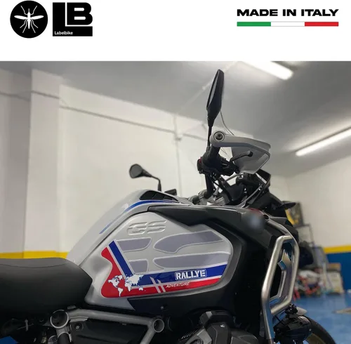 Miniatura 3 de labelbike - Pegatinas 3D para el tanque de la motocicleta Protecciones y decoraciones en resina compatible con BMW Rallye ADV 1250 gs
