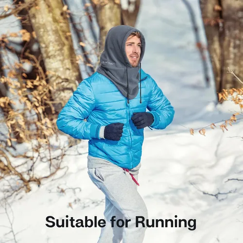 Miniatura 18 de Joyoldelf Máscara de esquí para hombres y mujeres, pasamontañas, máscara facial completa de invierno, máscara deportiva transpirable