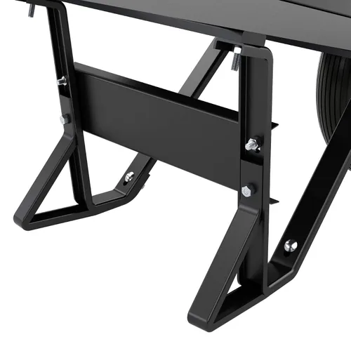 Miniatura 4 de Bon Tool 28 908 Carretilla de una sola rueda con bandeja de polietileno de calidad superior de contratista con mango de acero y neumático acanalado