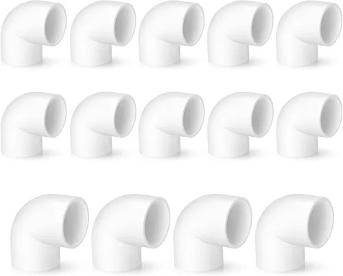 Miniatura 12 de Tapa de extremo de PVC de 1 pulgada, paquete de 10 conectores de codo de tubería, accesorios de tubería de PVC SCH40 de grado para muebles