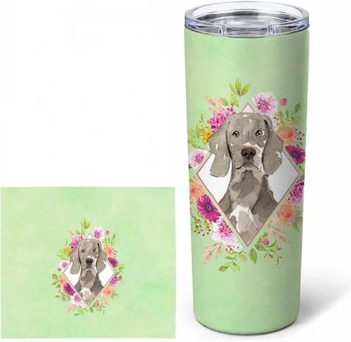 Miniatura 92 de Caroline's Treasures CK4270TBL20 - Vaso delgado de acero inoxidable de 20 onzas con aislamiento al vacío de doble pared, reutilizable