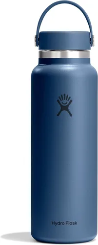 Miniatura 20 de Hydro Flask - Botella de agua de acero inoxidable aislada - Boca ancha con tapa flexible, sin derrame, a prueba de fugas y recargable de 40 oz Negro