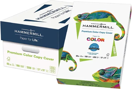 Miniatura 14 de Hammermill Cartulina, Premium Color Copy, 100 lb, 8.5x11 - 1 Paquete (250 Hojas) - 100 Bright, Cartulina Fabricada en EE.UU., 120024R, Blanco