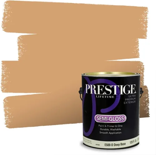 Miniatura 199 de PRESTIGE Pintura exterior e imprimación en uno, bronceado Aberdeen, plano, 1 galón