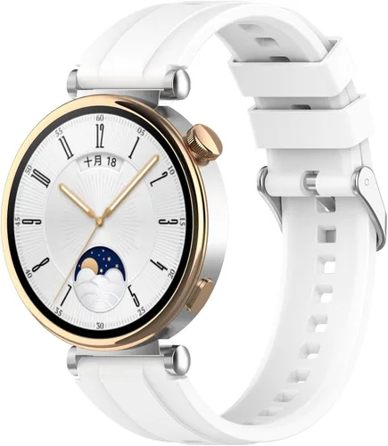 Miniatura 2 de Correa de repuesto compatible con Huawei Watch GT 4 de 1.61 pulgadas para mujeres y hombres, correa ajustable de silicona suave de 0.71 pulgadas