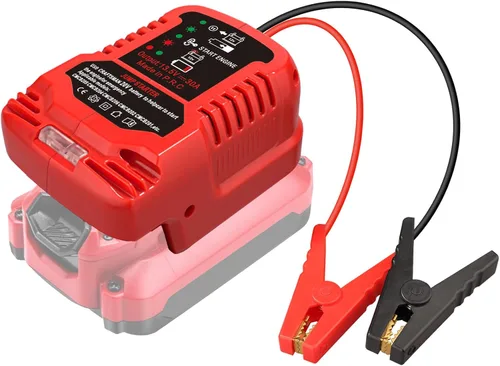 Adaptador de arrancador de batería para auto para baterías Craftsman 20V V20, arrancador de batería de auto calibre 11, cables de refuerzo de auto