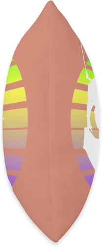 Miniatura 2 de Kitesurf Gifts and Surf Lover Tees by taiche Kitesurfing Female Rider Silhouette Retro Sunset 10 - Almohada de 16 x 16 pulgadas, multicolor