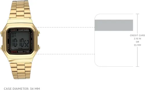 Miniatura 4 de Casio Reloj - A178WGA1A (Talla Hombre), Reloj de cuarzo, cronógrafo, digital, movimiento de cuarzo