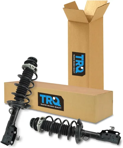 Miniatura 168 de TRQ Conjunto de Amortiguador y Resorte Delantero Cargado con Resorte Helicoidal Pre-ensamblado Compatible con Jeep Cherokee Limited AWD 14-22 Sin