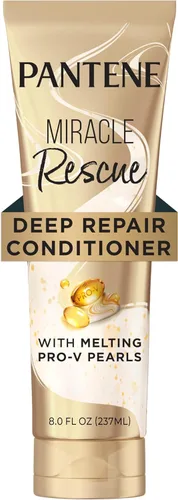 Miniatura 12 de Pantene Miracle Rescue - Acondicionador profundo con perlas Pro-V fundentes – Para cabello seco, dañado o teñido – Humedad y reparación intensa