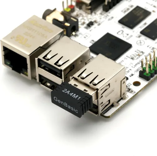 Miniatura 5 de WiFi 4 USB Nano Wireless Network Dongle Adaptador para Linux (negro)