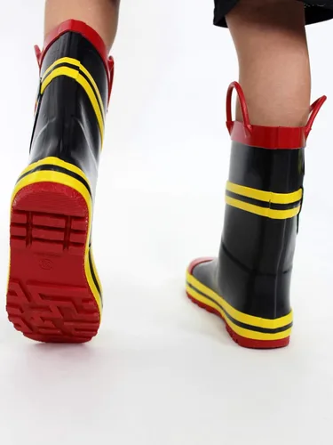 Miniatura 4 de Bombero Bombero Niños Niñas Estilo Traje Botas de lluvia (Niño pequeñoNiño)