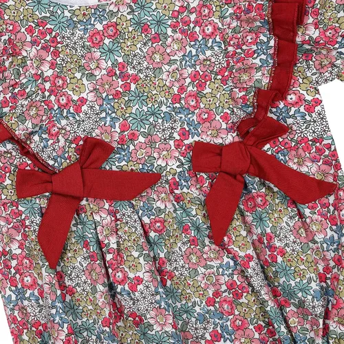 Miniatura 4 de Peleles de algodón con volantes para bebé, ropa de primavera y verano, overcross