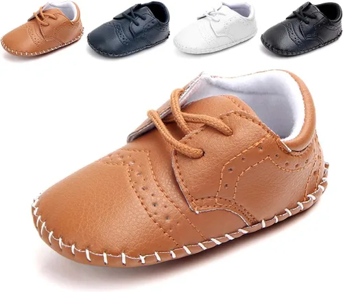 Zapatos para bebés y niñas, mocasines Oxford para recién nacidos, adorables zapatos de cuna para niños pequeños, zapatos de cuna para precaminantes,