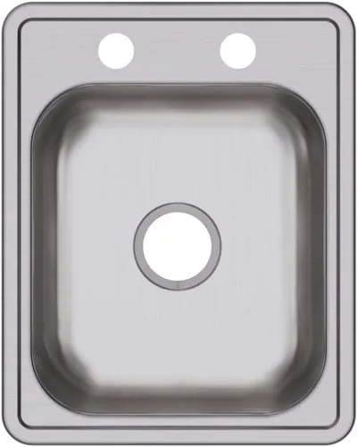 Miniatura 17 de Elkay D12522 Dayton Fregadero de Cocina de Acero Inoxidable de 25" de Empotrar de Una Sola Cubeta - 1 Orificio para Grifo