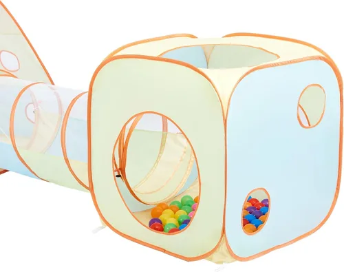 Miniatura 5 de UTEX Tienda de campaña desplegable 3 en 1 con túnel, pozo de pelotas para niños, niñas, bebés y niños pequeños, casa de juegos para interiores