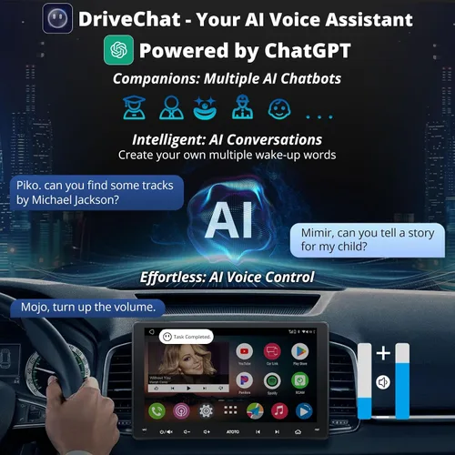 Miniatura 6 de ATOTO A6 PF Estéreo Android para automóvil, radio doble DIN, CarPlay inalámbrico y Android Auto inalámbrico, Mirror Link, seguimiento