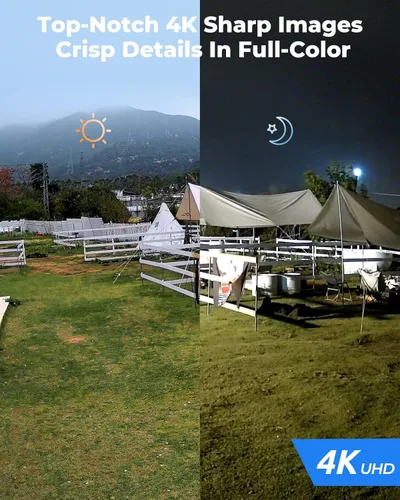 Miniatura 4 de REOLINK RLC-811A - Cámara de seguridad con cable IP PoE 4K - FoV de 123°, zoom óptico 5X para uso en exteriores, visión nocturna a color, detección