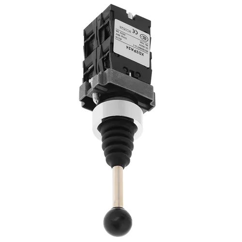 Miniatura 9 de Interruptor de control de palanca de mando de retorno de resorte 4 posiciones 10A 600V para panel de control industrial (metal plástico negro)