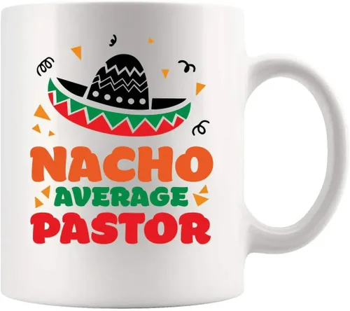 Miniatura 9 de Nacho Promedio Pastor Divertidos Regalos Pastor Pastor Regalos Ministro Ordenación Predicador Regalos de Apreciación Novedad Vasos Vasos Taza