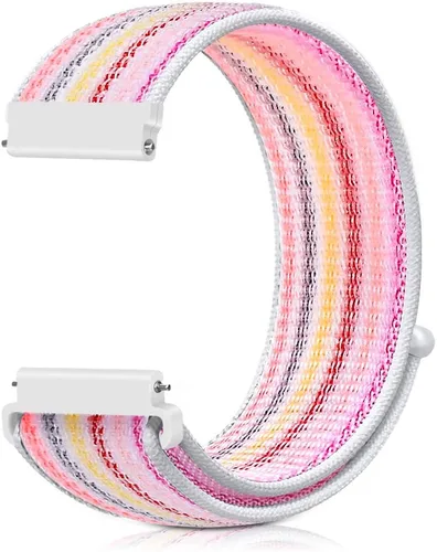 Miniatura 40 de Correas deportivas de nailon de 0.709 in de liberación rápida compatibles con Garmin Venu 4 1.614 in/3S 1.614 in/Venu 2S/Vivoactive 4S/Vivomove