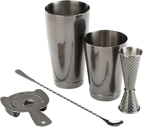Barfly Diamond Lattice Etch - Kit básico de metal negro