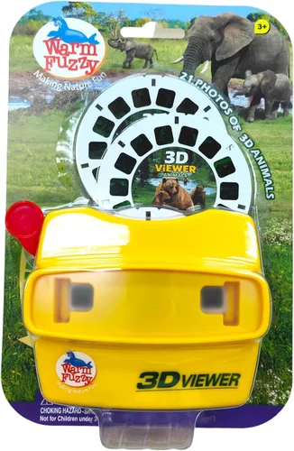 Miniatura 11 de WARM FUZZY Toys 3D Viewfinder (Aligator) - Visor para niños y adultos, juguetes clásicos, visor de diapositivas, visor de carrete 3D, retro