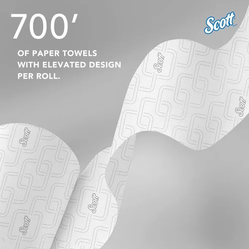 Miniatura 7 de Scott Professional Toallas de papel duro Pro de alta capacidad, a granel (53925), enrolladas duras, diseño elevado, bolsillos de absorción