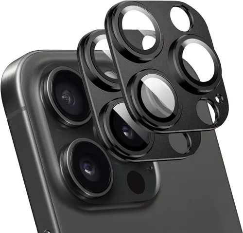 Miniatura 7 de T Tersely Paquete de 2 protectores de lente de cámara diseñados para iPhone 14 Pro/iPhone 14 Pro Max, protector de cámara de metal de aleación