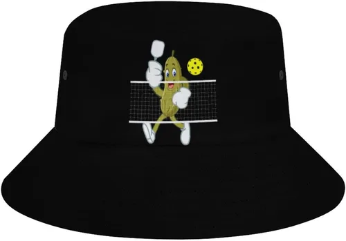 Miniatura 12 de Divertido sombrero de pescador de pepinillos, sombreros de sol de playa para mujeres y hombres, viajes de verano, sombreros de pescador al aire
