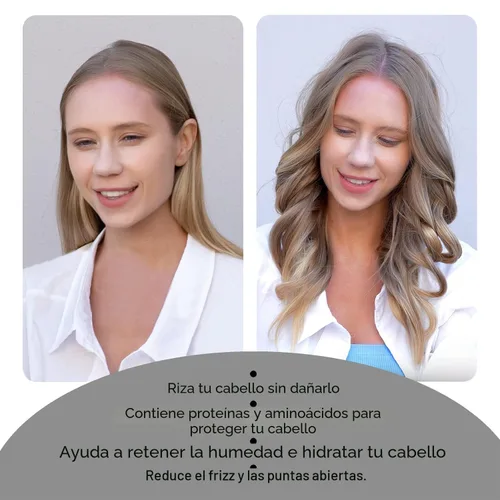 Miniatura 2 de CORATED Diadema de varilla de rizado sin calor, rulos de cinta de seda sin calor para rizos de noche, kit de peinado con pinzas para el pelo y Rosa
