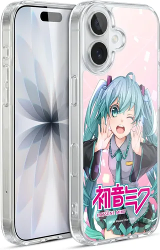 Miniatura 182 de Head Case Designs Licencia Oficial Hatsune Miku Gráficos Lindos Carcasa de Gel [Protección de Grado Militar] Compatible con Apple iPhone 7