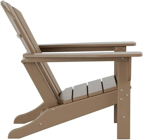 Miniatura 5 de Costaelm Sillas para hoguera, silla al aire libre HDPE silla Adirondack, moderna silla de porche de patio, porche delantero patio trasero, sillas