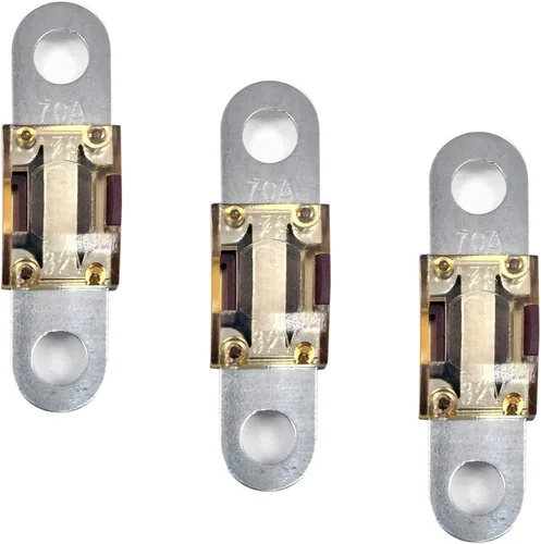 Miniatura 3 de Fusible MIDI/AMI Tipo de perno de encendido/abajo 50 amperios AUTO MARINE Montaje de espárrago Paquete de 3