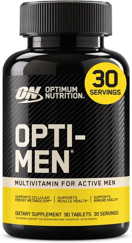 Miniatura 12 de Optimum Nutrition Opti-Men, Vitamina C, Zinc y Vitamina D, E, B12 para Apoyo Inmunológico Suplemento Multivitamínico Diario para Hombres, 150