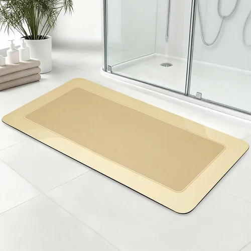 Miniatura 13 de ArtyCozy Tapete de baño súper absorbente, resistente a las manchas, antideslizante, con parte trasera de goma, delgado, de fácil cuidado, para baño