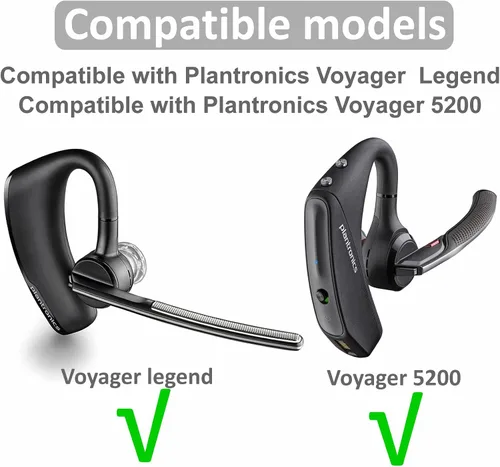 Miniatura 2 de 3 piezas de almohadillas de silicona para Voyager 5200 / Voyager Legend, repuesto S/M/L 3 tamaños reductores de ruido auriculares de goma alas