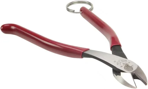 Miniatura 3 de Klein Tools Alicates D248-9STT, fabricados en Estados Unidos, alicates de corte diagonal de Ironworker con diseño de alto apalancamiento y anillo