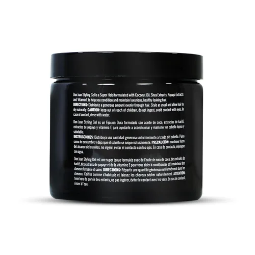 Miniatura 2 de Don Juan Gel para peinar el cabello, fijación fuerte, fórmula que no se descama, aroma de brisa marina de verano, 16 onzas