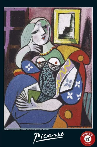 Miniatura 2 de Piatnik of America, Inc. Picasso Lady With Book Puzzle de 1,000 piezas