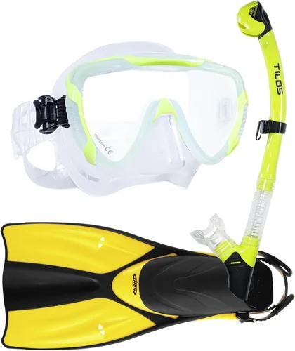 Miniatura 9 de Tilos Máscara Morphi con buceo U-Pro II y paquete de aletas OH de escapada