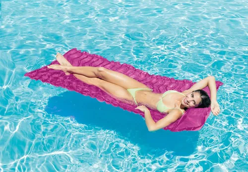 Miniatura 7 de Intex - Tote-N-Float Wave - Tapete inflable (90 x 34 pulgadas), (los colores pueden variar) (paquete de 2)