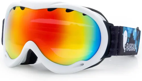 RABIGALA Gafas de esquí de nieve/snowboard para hombres, mujeres, adultos, jóvenes, motos de nieve, esquí, patinaje, 100% protección UV, antivaho