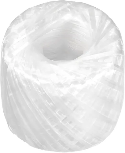 Cuerda de nailon de poliéster [para embalaje incluido en el hogar DIY] -250m/820ft / 1 rollo de plástico, blanco