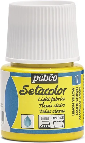 Miniatura 40 de Pebeo Setacolor - Pintura para tela (opaca, 45 ml), color dorado perla