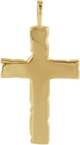 Miniatura 3 de Colgante de cruz de pepita de 1.063x0.709 in (1.063 in x 0.709 in)