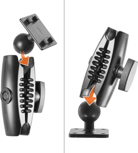 Miniatura 3 de iBOLT TabDock BizMount AMPS Tablet Drill Base Mount 7-10" Metal para camiones
