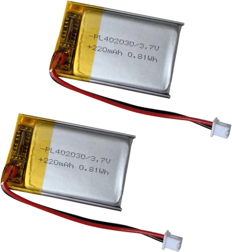 Miniatura 12 de Batería 602030, batería de repuesto de 330 mAh para auriculares Bluetooth VXI BlueParrott B350-XT B450-XT, compatible con batería de cámara